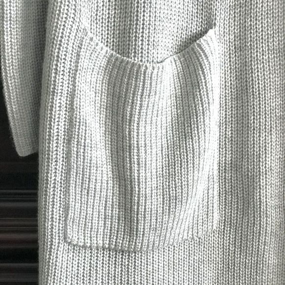 Halogen Grey Sweater, Long Sweater Coat, XL, Casual and Versatile - Picture 3 of 11